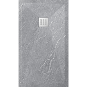 BALNEO BRODZIK STONE TRAY 100X80X2,5cm JASNOSZARY KOMPOZYTOWY 