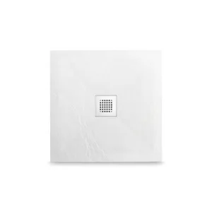 BALNEO BRODZIK STONE TRAY 90X90X2,5cm BIAŁY KOMPOZYTOWY 