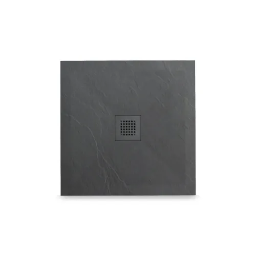 BALNEO BRODZIK STONE TRAY 90X90X2,5cm CIEMNOSZARY KOMPOZYTOWY