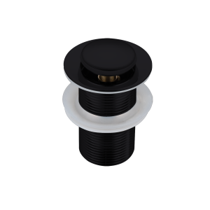 BALNEO KOREK UMYWALKOWY MOSIĘŻNY KLIK KLAK "B" BEZ PRZELEWU, KOLOR CZARNY