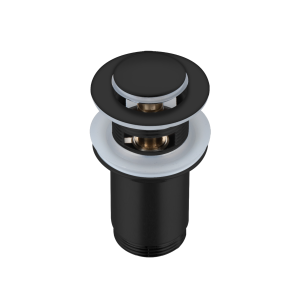 BALNEO KOREK UMYWALKOWY MOSIĘŻNY KLIK KLAK "E" Z PRZELEWEM, KOLOR CZARNY 