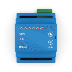 TECH SINUM PRZEKAŹNIK NA SZYNĘ DIN PS-06m (KOMUNIKACJA PRZEWODOWA SBUS, 6 OBWODÓW)