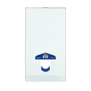 BALNEO FIX-FRAME GLASS MILKY STELAŻ NATYNKOWY DO WC  ZE SZKŁA HARTOWANEGO, KOLOR BIAŁY 