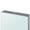 BALNEO FIX-FRAME GLASS MILKY STELAŻ NATYNKOWY DO WC ZE SZKŁA HARTOWANEGO, KOLOR BIAŁY