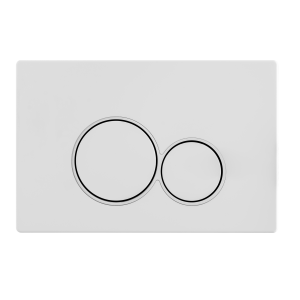 BALNEO EXO PRZYCISK SPŁUKUJĄCY DO WC Z ABS, KOLOR BIAŁY