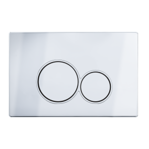 BALNEO EXO PRZYCISK SPŁUKUJĄCY DO WC Z ABS, KOLOR CHROM