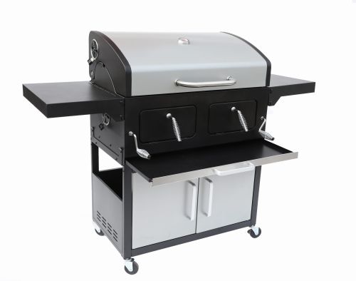 LANDMANN GRILL WĘGLOWY WÓZEK ELEGANT XL, RUSZT ŻELIWNY MODULARNY 11518