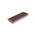 KRATKI KRATKA KOMINKOWA PROSTOKĄTNA MIEDZIANA Z ŻALUZJĄ 170X490 MM