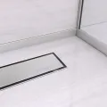 BALNEO LISTWA SPADKOWA PRYSZNICOWA PRAWA 120CM INOX