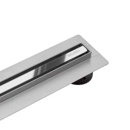 BALNEO ODPŁYW LINIOWY SLIM & LOW PROLINE MIRROR SILVER CHROM LUSTRZANY
