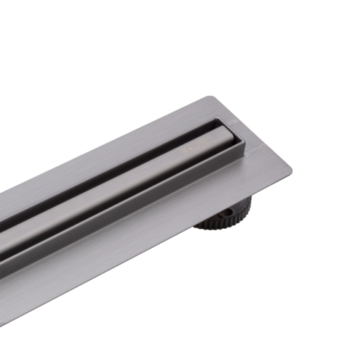 BALNEO ODPŁYW LINIOWY SLIM & LOW PROLINE GUN METAL 60CM GRAFITOWY