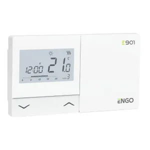 ENGO NATYNKOWY, PROGRAMOWALNY, PRZEWODOWY, BIAŁY REGULATOR TEMPERATURY E901