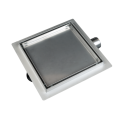 BALNEO SQ-DRAIN ODPŁYW KWADRATOWY 15X15CM DWUSTRONNY ZE STALI NIERDZEWNEJ SZCZOTKOWANEJ