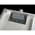 BALNEO SQ-DRAIN ODPŁYW KWADRATOWY 15X15CM DWUSTRONNY ZE STALI NIERDZEWNEJ SZCZOTKOWANEJ