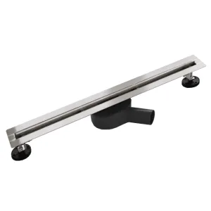 BALNEO ONE LINE SLIM ODPŁYW LINIOWY 110CM Z OBROTOWYM SYFONEM I WĄSKIM PANELEM SLIM 