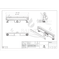 BALNEO ODPŁYW LINIOWY ŚCIENNY W-DRAIN NEXT 2W1 DWUSTRONNY 60CM, CHROM