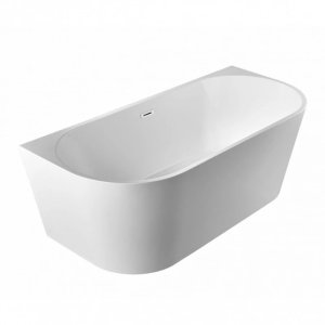 BALNEO WANNA WOLNOSTOJĄCA PRZYŚCIENNA VIVA BIAŁA 170X80CM AKRYLOWA Z RAMĄ ZE STALI NIERDZEWNEJ I 6 NÓŻKAMI STABILIZUJĄCYMI 