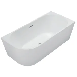 BALNEO WANNA WOLNOSTOJĄCA NAROŻNA PRAWA AVOLA BIAŁA 170X80CM AKRYLOWA Z RAMĄ ZE STALI NIERDZEWNEJ I 6 NÓŻKAMI STABILIZUJĄCYMI 