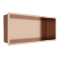 BALNEO WALL-BOX ONE COPPER PÓLKA WNĘKOWA ZE STALI NIERDZEWNEJ 30X20X10XCM