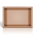 BALNEO WALL-BOX ONE COPPER PÓLKA WNĘKOWA ZE STALI NIERDZEWNEJ 30X20X10XCM