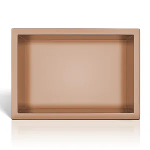 BALNEO WALL-BOX ONE COPPER PÓŁKA WNĘKOWA ZE STALI NIERDZEWNEJ 30X20X10XCM