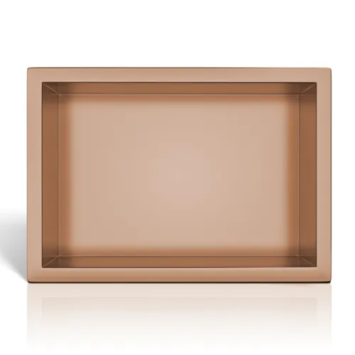 BALNEO WALL-BOX ONE COPPER PÓLKA WNĘKOWA ZE STALI NIERDZEWNEJ 30X20X10XCM
