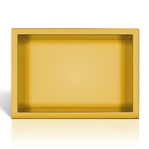 BALNEO WALL-BOX ONE GOLD PÓŁKA WNĘKOWA ZE STALI NIERDZEWNEJ 30X20X10XCM