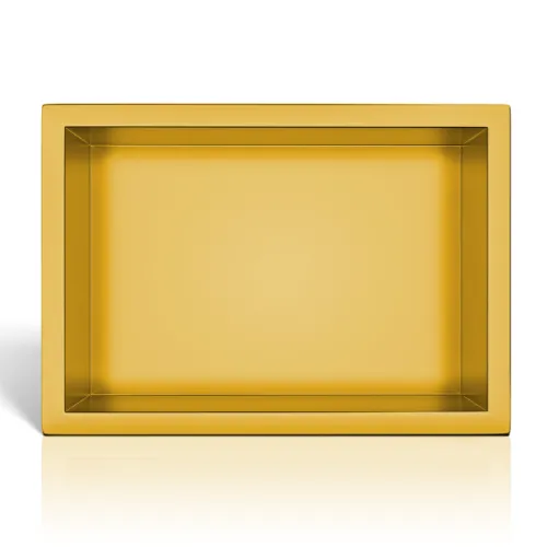 BALNEO WALL-BOX ONE GOLD PÓLKA WNĘKOWA ZE STALI NIERDZEWNEJ 30X20X10XCM