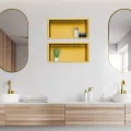 BALNEO WALL-BOX ONE GOLD PÓLKA WNĘKOWA ZE STALI NIERDZEWNEJ 30X20X10XCM
