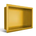 BALNEO WALL-BOX ONE GOLD PÓLKA WNĘKOWA ZE STALI NIERDZEWNEJ 30X20X10XCM