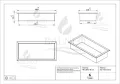 BALNEO WALL-BOX ONE BLACK PÓLKA WNĘKOWA ZE STALI NIERDZEWNEJ 30X20X10XCM
