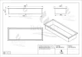 BALNEO WALL-BOX ONE BLACK PÓLKA WNĘKOWA ZE STALI NIERDZEWNEJ 30X20X10XCM