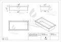 BALNEO WALL-BOX ONE WHITE PÓLKA WNĘKOWA ZE STALI NIERDZEWNEJ 30X20X10XCM