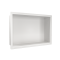 BALNEO WALL-BOX ONE WHITE PÓLKA WNĘKOWA ZE STALI NIERDZEWNEJ 30X20X10XCM