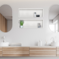 BALNEO WALL-BOX ONE WHITE PÓLKA WNĘKOWA ZE STALI NIERDZEWNEJ 30X20X10XCM