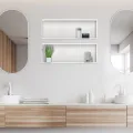 BALNEO WALL-BOX ONE WHITE PÓLKA WNĘKOWA ZE STALI NIERDZEWNEJ 30X20X10XCM