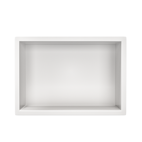 BALNEO WALL-BOX ONE WHITE PÓLKA WNĘKOWA ZE STALI NIERDZEWNEJ 30X20X10XCM