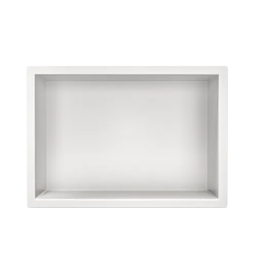 BALNEO WALL-BOX ONE WHITE PÓLKA WNĘKOWA ZE STALI NIERDZEWNEJ 30X20X10XCM