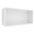 BALNEO WALL-BOX ONE WHITE PÓLKA WNĘKOWA ZE STALI NIERDZEWNEJ 30X20X10XCM