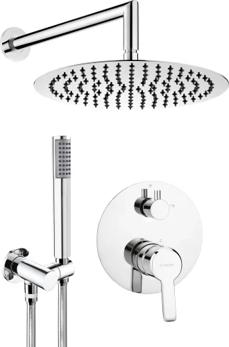 DEANTE ARNIKA, ZESTAW NATRYSKOWY, PODTYNKOWY, Z DESZCZOWNICĄ I BATERIĄ MIESZACZOWĄ