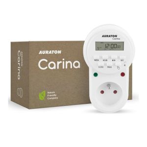 AURATON CARINA - TYGODNIOWY, WIELOFUNKCYJNY WYŁĄCZNIK CZASOWY