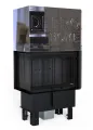 DEFRO HOME WKŁAD KOMINKOWY STALOWY PRIMA SM BOCZNY LEWY CERAMITON ( BL ) GILOTYNA 10kW MINI