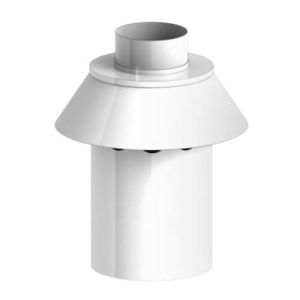 TERMET ZAKOŃCZENIE PIONOWE PP/STAL 25 CM Ø80/Ø125 MM T 9000 04 01 26