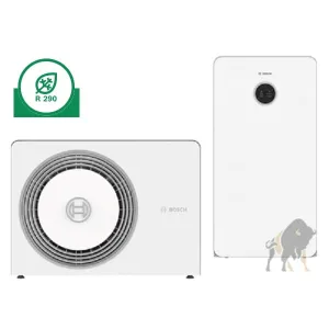 BOSCH COMPRESS CS5800iAW 4 ORMB-S 1FZ PAKIET MONOENERGETYCZNY 3,9 KW TYPU MONOBLOK (z grzałką oraz 70 L buforem) 7738602612