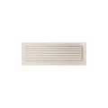 KRATKI KRATKA KOMINKOWA PROSTOKĄTNA KREMOWA Z ŻALUZJĄ 170X490 MM