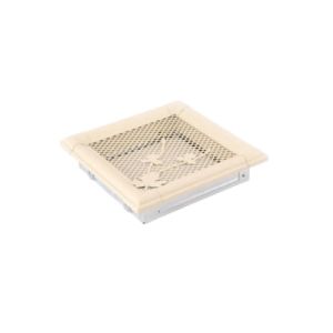 KRATKA KOMINKOWA RETRO KOŚĆ SŁONIOWA 16x16CM 