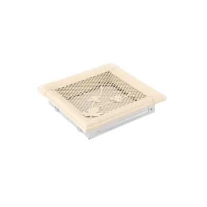 KRATKA KOMINKOWA RETRO KOŚĆ SŁONIOWA 16x16CM 