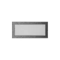 KRATKI KRATKA KOMINKOWA PROSTOKĄTNA CZARNO-SREBRNA 170X370 MM