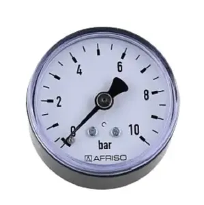 AFRISO RF50 MANOMETR AXIALNY 0-10 BAR 63 128 (fi 50mm; G1/4"; kl. 2,5)