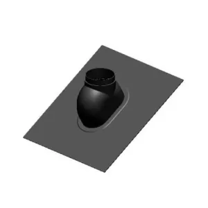  TERMET PRZEJŚCIE PRZEZ DACH 0-48° KOLOR CZARNY RAL9005 Ø80/Ø125 MM T 9000 04 01 28